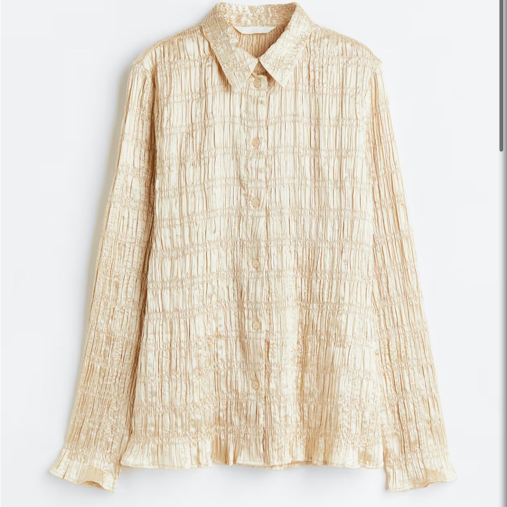 H&M Cream Shirt NWT